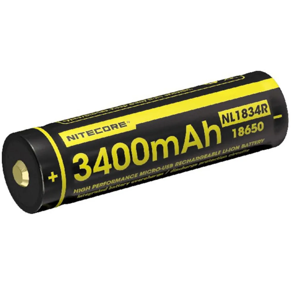 Batteri Nitecore NL1834R 18650 3400mAh Uppladdningsbart