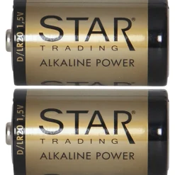 Batteri Star Trading Power Alkaline D 1,5 V