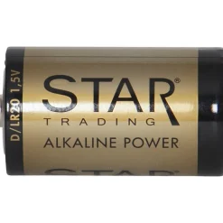 Batteri Star Trading Power Alkaline D 1,5 V