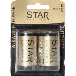 Batteri Star Trading Power Alkaline D 1,5 V