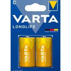 Batteri VARTA Alkaliska Longlife LR14/C 2-Pack