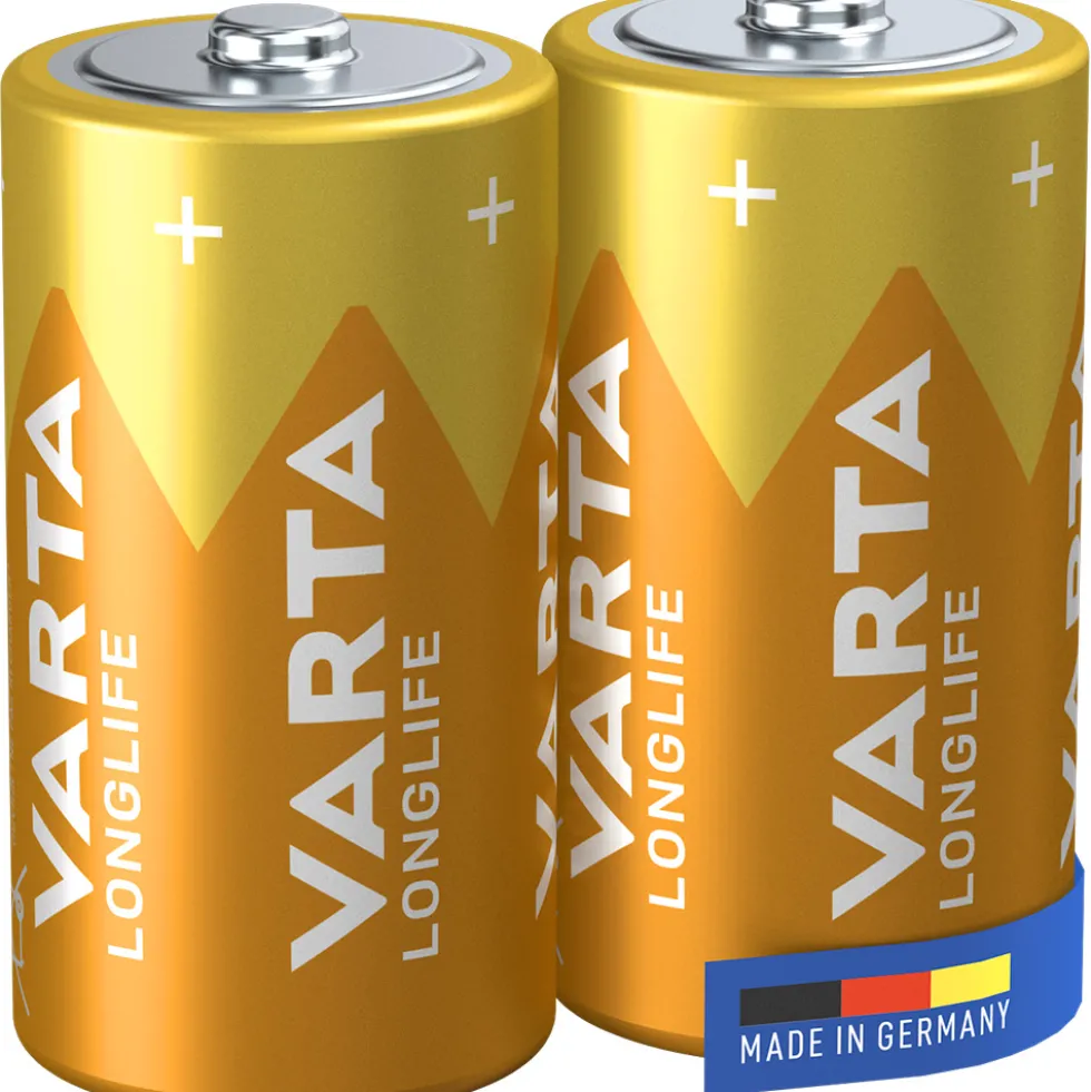 Batteri VARTA Alkaliska Longlife LR14/C 2-Pack