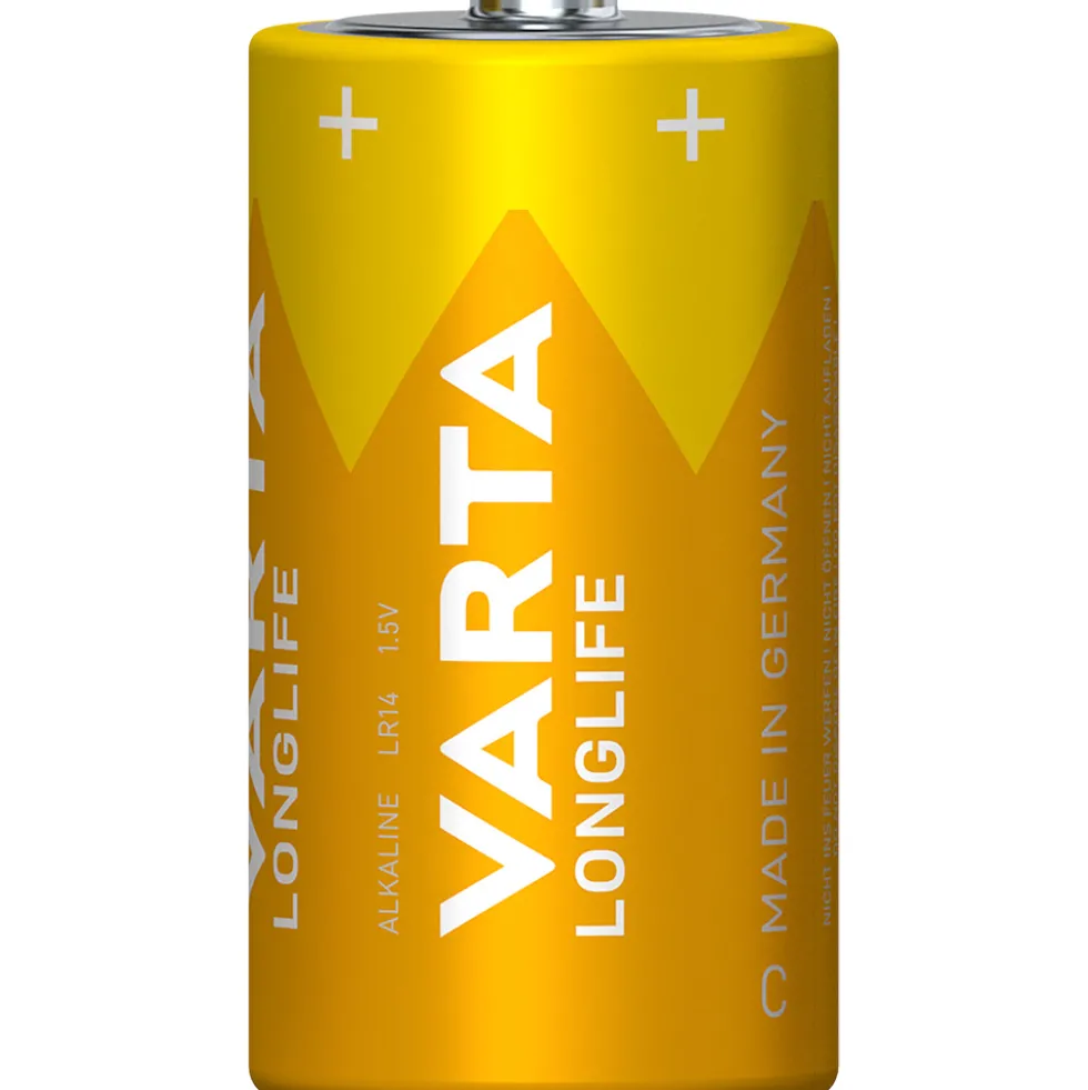 Batteri VARTA Alkaliska Longlife LR14/C 2-Pack