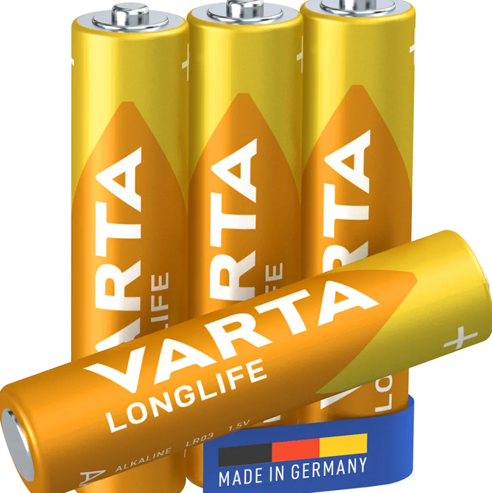 Batteri VARTA Alkaliska Longlife LR03/AAA 4-Pack