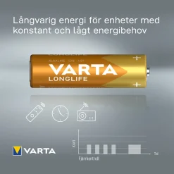 Batteri VARTA Alkaliska Longlife LR6/AA 20-Pack