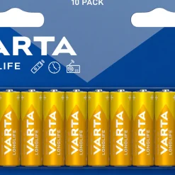 Batteri VARTA Alkaliska Longlife LR6/AA 10-Pack