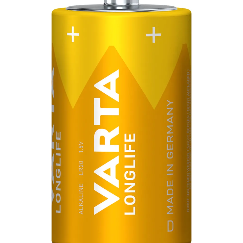 Batteri VARTA Alkaliska Longlife LR20/D 2-Pack