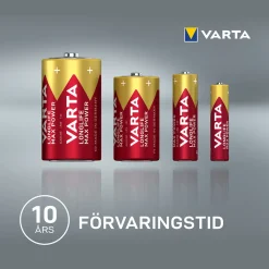 Batteri VARTA Alkaliska Max Power LR6/AA 4-Pack