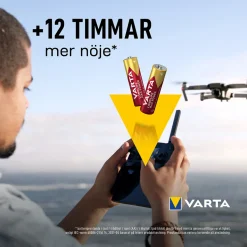Batteri VARTA Alkaliska Max Power LR6/AA 4-Pack