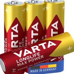 Batteri VARTA Alkaliska Max Power LR6/AA 4-Pack