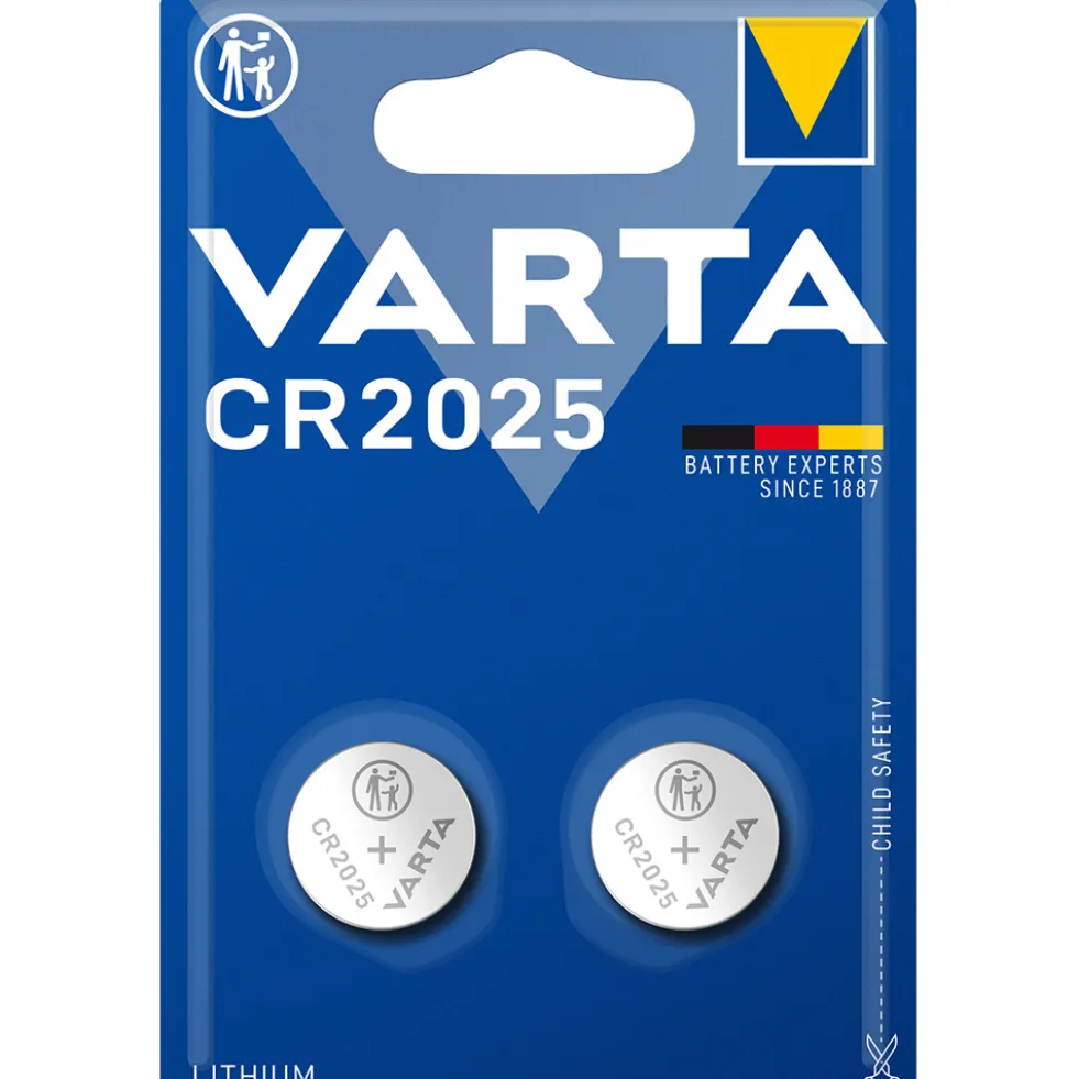 Batteri VARTA Litium CR2025 2-Pack