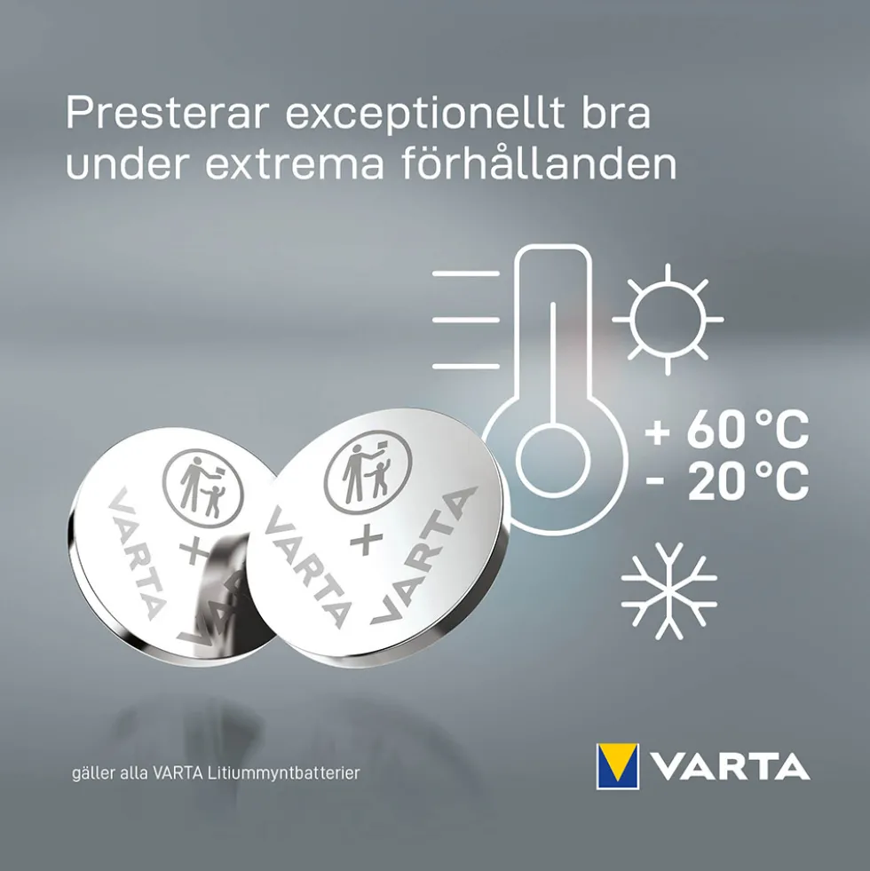 Batteri VARTA Litium CR2025 2-Pack
