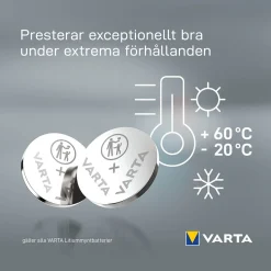 Batteri VARTA Litium CR2430 2-Pack