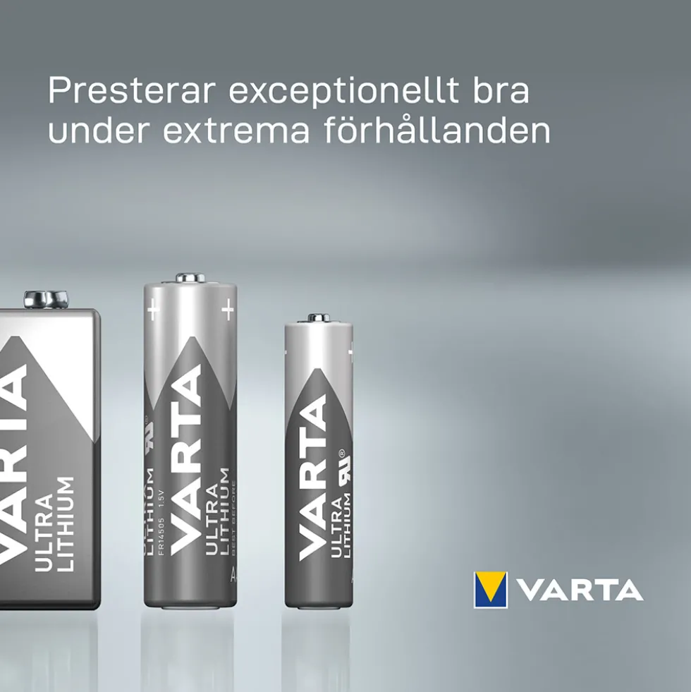 Batteri VARTA Ultra Litium LR03/AAA 4-Pack