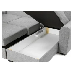 Bäddsoffa Scandinavian Choice Wilma Large U-soffaSvart, Vänster