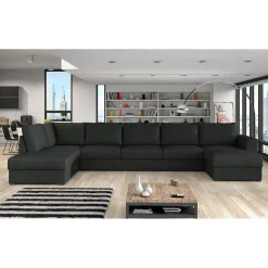 Bäddsoffa Scandinavian Choice Wilma Large U-soffaSvart, Vänster