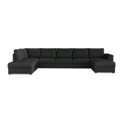 Bäddsoffa Scandinavian Choice Wilma Large U-soffaSvart, Vänster