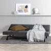Bäddsoffa Venture Home Bodil Grå Sammet 2-sitssoffa 180x80x55 cm 1 Sovplats