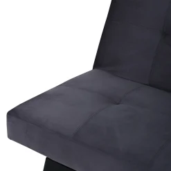 Bäddsoffa Venture Home Bodil Grå Sammet 2-sitssoffa 180x80x55 cm 1 Sovplats