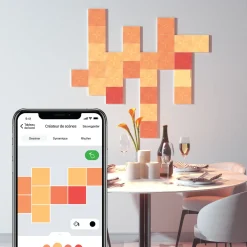 Belysningssystem Nanoleaf Canvas Startkit 17-pack