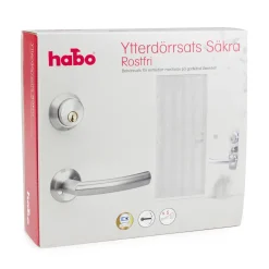 Beslagspaket Habo Säkra Utan Låskista