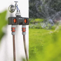 Bevattningspaket Gardena Slangbox XL 35 m Vit Med Vattenspridare & Sprinklerpistol