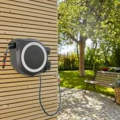 Bevattningspaket Gardena Slangbox XL 35 m Vit Med Vattenspridare & Sprinklerpistol