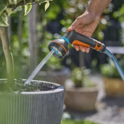 Bevattningspaket Gardena Slangbox L 25 m Turkos Med Vattenspridare & Sprinklerpistol