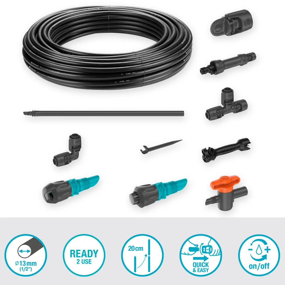 Bevattningsset Gardena Micro-Drip Blom/Köksträdgårdar