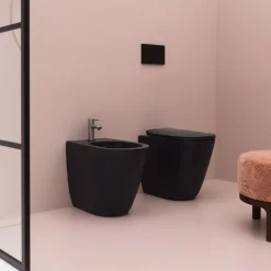 Bidé Lavabo Glomp Golvstående BTW