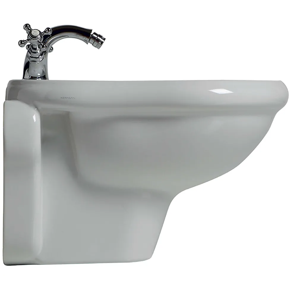 Bidé Lavabo Retro Vägghängd