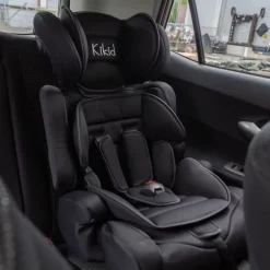 Bilbarnstol Kikid Basic 9-36 kg Black Edition