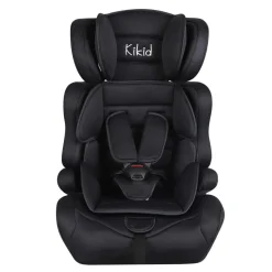 Bilbarnstol Kikid Basic 9-36 kg Black Edition
