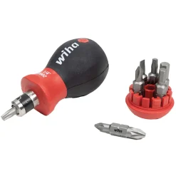 Bitsmejsel Wiha 6 Bits Stubby 1/4 tum
