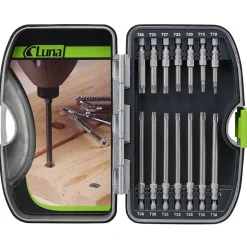 Bitssats Luna Tools Med 14 Delar Torx