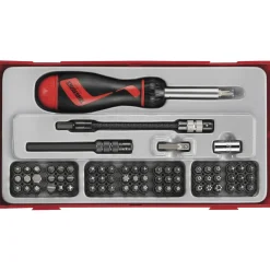 Bitsskruvmejselsats 74 delar Teng Tools TTMD74