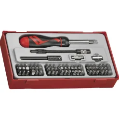 Bitsskruvmejselsats 74 delar Teng Tools TTMD74