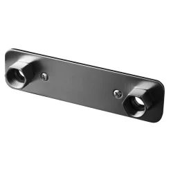 Blandarfäste Tapwell Birillo 160-16 för Dold Rördragning 160 CCBorstad Black Chrome