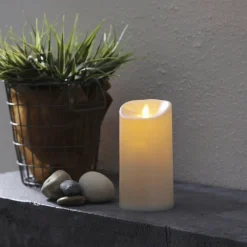 Blockljus Star Trading M-Twinkle LED IvoryHöjd: 15 cm