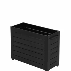 Blomlåda med Fötter PLUS Cubic Svart 120 x 50 x 92 cm