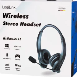 Bluetooth-headset LogiLink Stereo