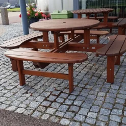 Bänkbord Utomhus Eden Wood Rondo