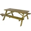 Bänkset PLUS Alpha Picknickbord Utomhus 177 cm i Teak
