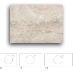 Bänkskiva Macro Design Crown+ Dekton810 till Tvättställsskåp Crown