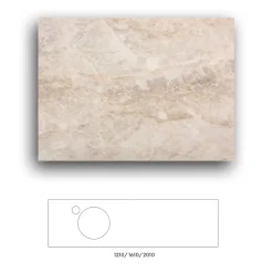 Bänkskiva Macro Design Crown+ Dekton1610 till Tvättställsskåp Crown