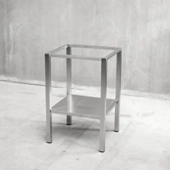 Bänkstativ Vilan Stainless Rostfri Variant Stativ med Underhylla