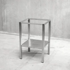 Bänkstativ Vilan Stainless Rostfri Variant Stativ med Underhylla