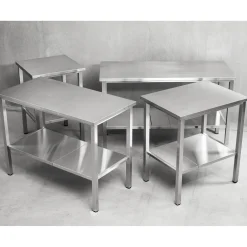 Bänkstativ Vilan Stainless Rostfri Variant Stativ med Underhylla