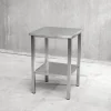 Bänkstativ Vilan Stainless Variant Stativ med Toppskiva & Underhylla