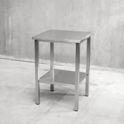 Bänkstativ Vilan Stainless Variant Stativ med Toppskiva & Underhylla